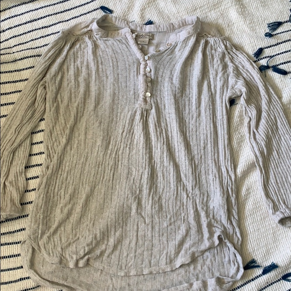 Lucky Brand shirt Small Cream
